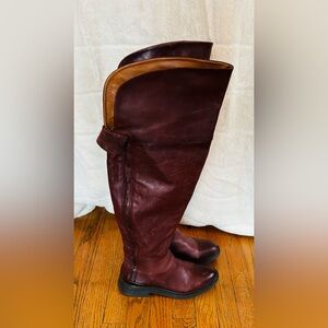Franco Sarto Leather Over-the-Knee Boots